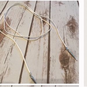 Boho leather wrap necklace NIP w/ arrow charm